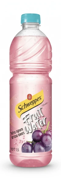 פרוט ווטר מים בטעם ענבים 1.5 ליטר עם פיקדון