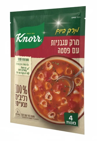 קנור מרק עשיר עגבניות עם פסטה 105 גרם