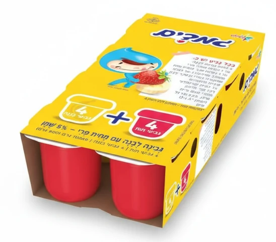 גמדים מעדן תות בננה בכפית מהדורת דיסני מארז 8 יחידות 100 גרם