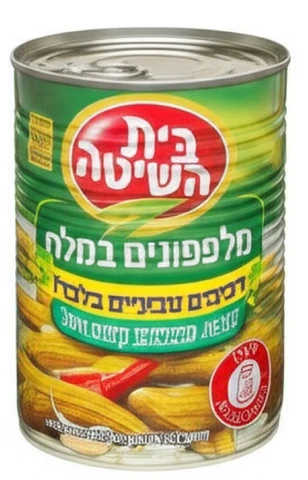 מלפפונים 10-12 במלח 560 גרם בית השיטה