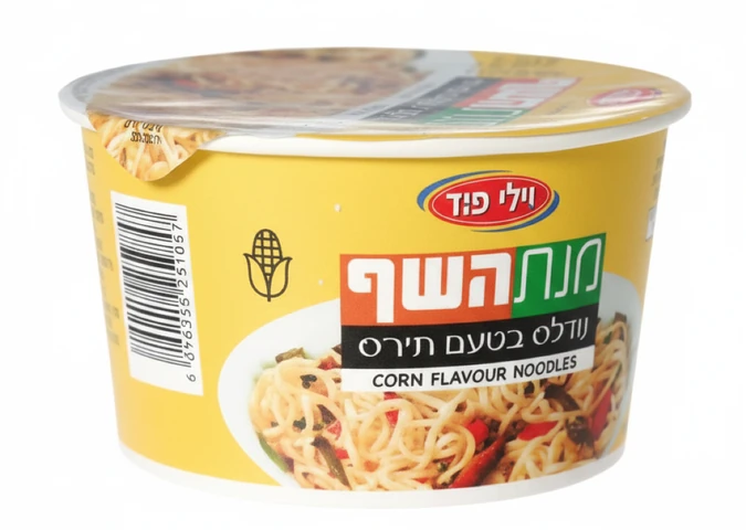 מנת השף נודלס בטעם תירס 70 גרם