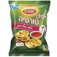 אסם קריספי חטיפי טורטיה תירס בטעם חמוץ מתוק 60 גרם