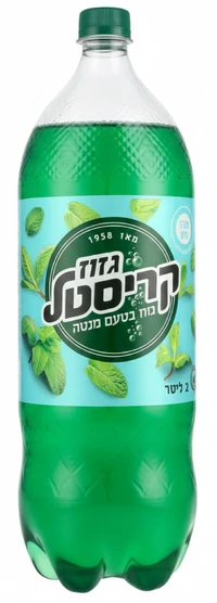 קריסטל משקה מוגז בטעם מנטה 2 ליטר פיקדון