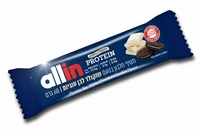 אול אין חטיף חלבון בטעם שוקולד לבן עוגיות - 60 גרם