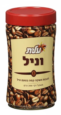 קפה נמס עלית בטעם וניל 200 גרם