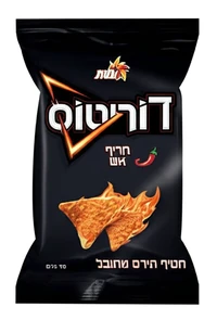 דוריטוס בטעם חריף אש 70 גרם