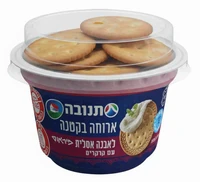 ארוחה בקטנה לאבנה 9% שומן עם קרקרים 150 גרם