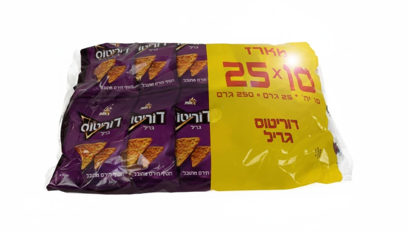 מארז דוריטוס גריל 25 יחידות של 10 גרם