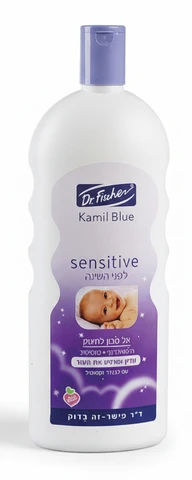 ד"ר פישר קמיל בלו סנסיטיב אל סבון לפני השינה 1 ליטר