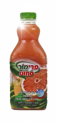 פרימור מיץ אשכולית אדומה סחוט 1 ליטר