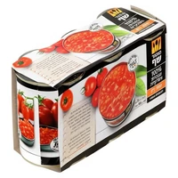 מאסטר שף - עגבניות איטלקיות קצוצות דק שלישייה 400 גרם