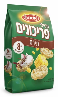 אסם פריכונים תירס ושומשום 80 גרם