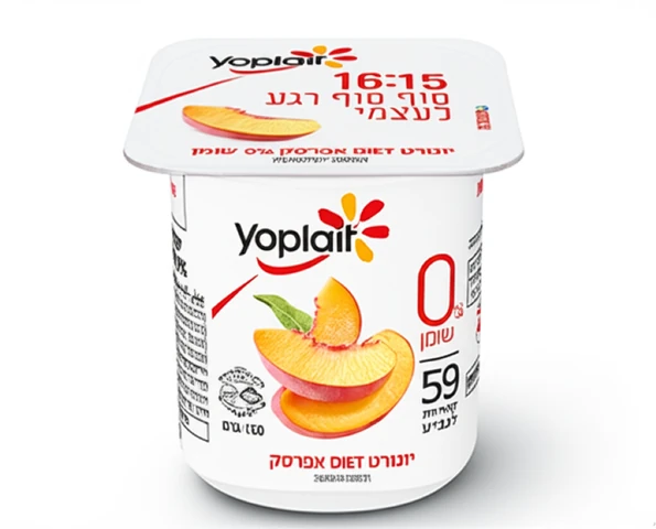 יופלה דיאט אפרסק 0% גביע 150 גרם