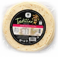 טורטייה מקמח חיטה 25 ס"מ 700 גרם 10 יח' שקדיה