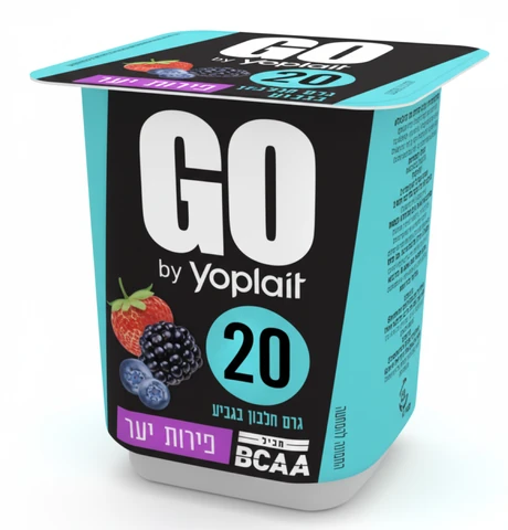 יופלה GO יוגורט פירות יער מועשר בחלבון 200 גרם