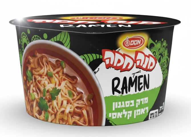 אסם - מנה חמה מרק בסגנון ראמן קלאסי 70 גרם