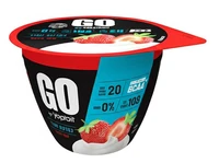 יוגורט יופלה GO קרמי 0% תות 200 גרם