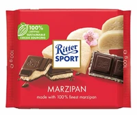 ריטר - שוקולד מריר עם מרציפן 100 גרם