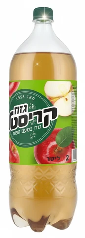 קריסטל משקה מוגז בטעם תפוחים 2 ליטר