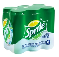 ספרייט זירו שישיית פחיות 330 מ"ל