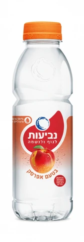 נביעות+ מים בטעם אפרסק עדין 500 מ"ל