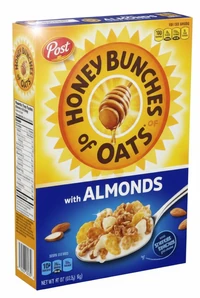 פוסט דגני בוקר האני באנצ'ס עם דבש ושקדים 340 גרם