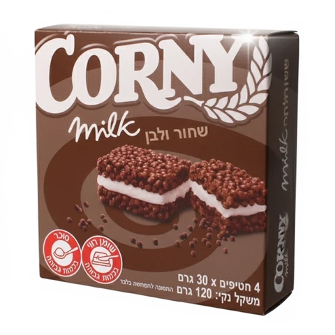 קורני סנדוויץ שחור לבן 4 יחידות