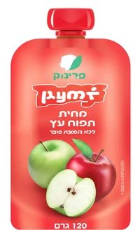פרינוק פאוץ' תפוח עם פקק 120 גרם