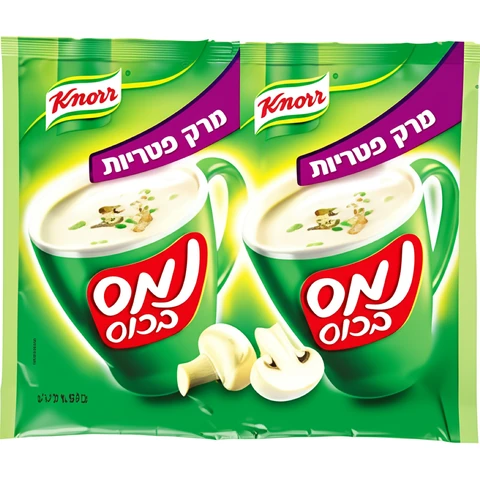 מרק פטריות נמס בכוס זוג 43 גרם קנור