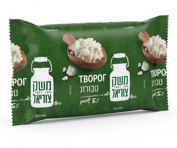 טבורוג גבינה לאפייה 5% צוריאל 500 גרם