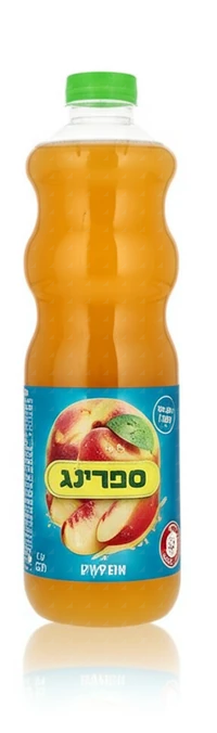 ספרינג משקה בטעם אפרסק 1.5 ליטר פיקדון