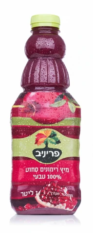 פריניב מיץ רימונים סחוט 100% 1 ליטר