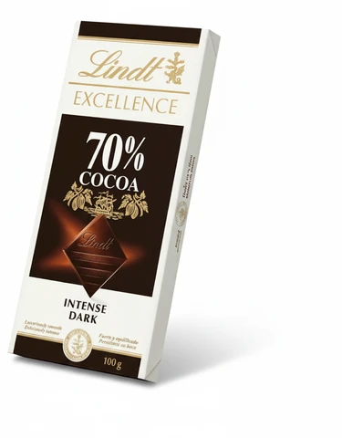 שוקולד מריר לינדט אקסלנס 70% קקאו 100 גרם