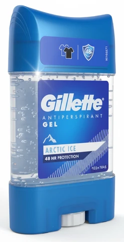 ג'ילט דאודורנט ג'ל לגבר קליר ארקטיק אייס 70 מ"ל