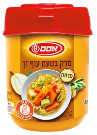 אבקת מרק עוף זך עדיף אסם 400 גרם