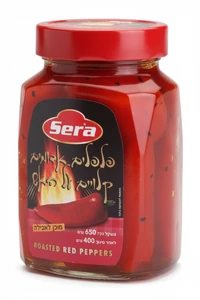 פלפל אדום קלוי על האש 650 גרם סרה