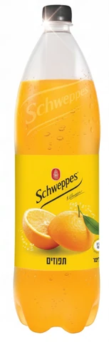 שוופס משקה מוגז פירות תפוזים 1.5 ליטר פיקדון