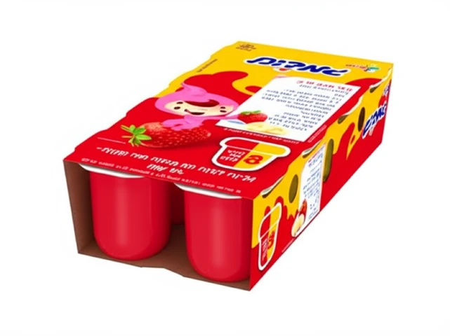 גמדים מעדן תות בננה מארז 8 יחידות 100 גרם כל יחידה