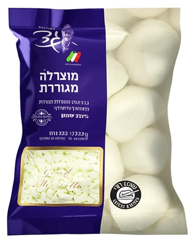 גבינת מוצרלה מגורדת 22% 300 גרם גד