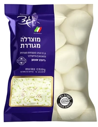 גבינת מוצרלה מגורדת 22% 300 גרם