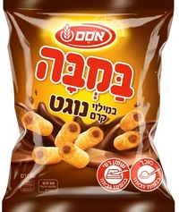 במבה במילוי קרם נוגט 60 גרם
