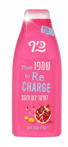 כיף שמפו לשיער יבש ברימונים ושמן ארגן 700 מ"ל