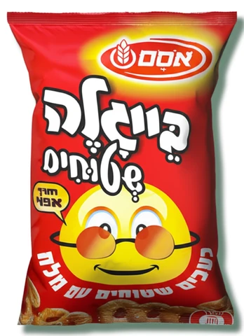 בייגלה שטוחים טבעות עם מלח אסם 300 גרם