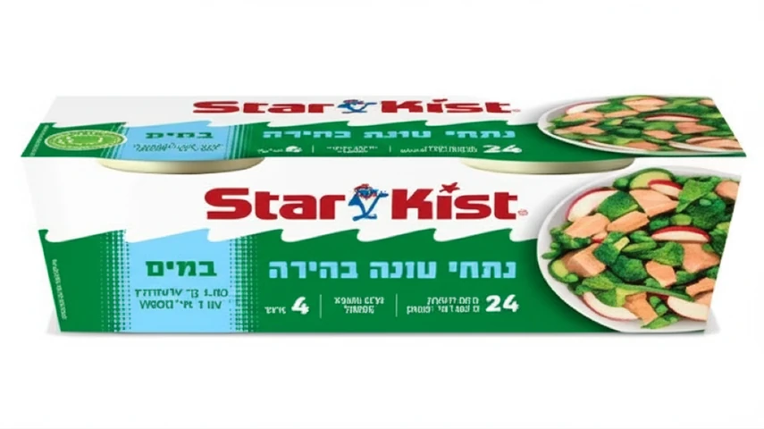 טונה סטארקיסט במים, 4 יחידות של 160 גרם