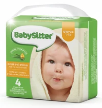 מגבוני בייביסיטר פרפורמנס רביעייה מבושם (4*66 יח')