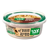 חומוס צבר עם טחינה 400 גרם