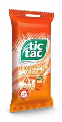 סוכריות טיק טק תפוז מארז 16 X 4 ג'
