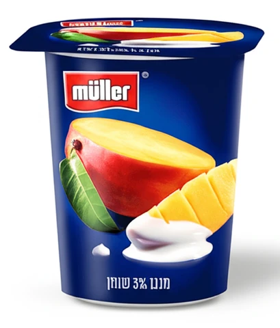 מעדן יוגורט בטעם מנגו 3% שומן 150 גרם