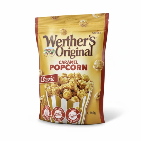 סוכריות וורטרס פופקורן קרמל 140 גרם