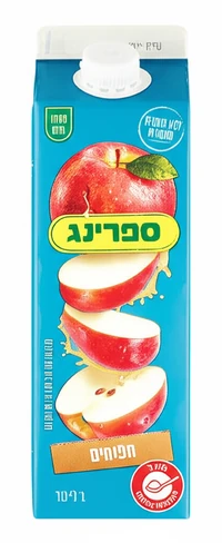נקטר ספרינג תפוחים 1 ליטר קרטונית